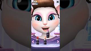 Talking Angela talkingangela mytalkingangela2 recommended games trendingshorts [upl. by Ettenotna]