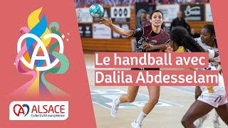 Le handball avec Dalila Abdesselam [upl. by Leiand]