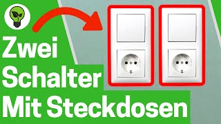 Wechselschaltung mit Steckdose ✅ULTIMATIVE ANLEITUNG Wie 2 Lichtschalter Kombinationen Anschließen [upl. by Funk]