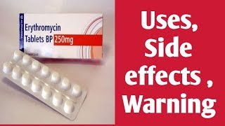 Erythromycin uses Side effects and warning full review urduHindi [upl. by Katz]