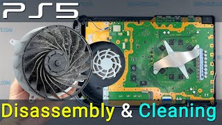 PS5 disassembly and dust cleaning How to fix PlayStation 5 overheating [upl. by Edahs]