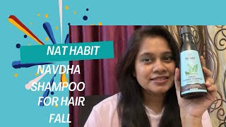 Nat Habit Navdha Shampoo for Hair Fall Control nathabit hairfall hairfallcontrolshampoo [upl. by Enimaj]