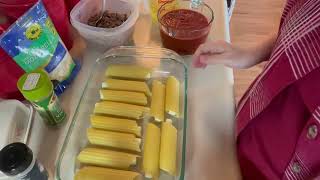 Easy String Cheese Stuffed Manicotti [upl. by Nagek]