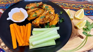 Oven Baked BUFFALO CHICKEN WINGS  Easy and No Fry Recipe [upl. by Demetra228]