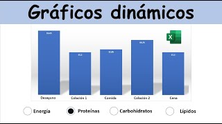 Cómo hacer gráficos dinámicos en Excel [upl. by Phia]