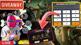 B OOYAH PASS GIVEAWAY  LIVE TEAM CODE GIVEAWAY  DINEX G LIVE GIVEWAY DAY 20 [upl. by Nais]