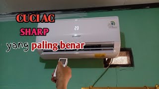 cara mudah mencuci AC Sharp 12pk dengan [upl. by Gordon391]