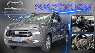 Fiat Toro Freedom 13 AUT 2022 4fmotors BAIXO KM [upl. by Nimar]