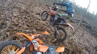 VLOG ENDURO EN FORÊT [upl. by Hobie]