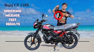 Mileage Test  Bajaj CT 110X [upl. by Lauter]