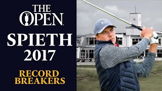 Jordan Spieth’s record opening round of 65  2017 Open Championship  Record Breakers [upl. by Goldy]