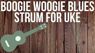 How to Shuffle Strum on Ukulele quotBoogie Woogie Stylequot [upl. by Kelda]