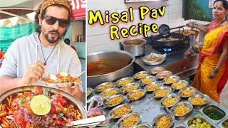 How to make MisalPav  Street Food Recipe of Misal Pav  FoodTour Lonavla  My Kind of Productions [upl. by Atikcir279]