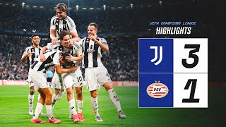 HIGHLIGHTS UCL  Juventus 31 PSV  Yildiz McKennie amp Nicos Goal [upl. by Trish617]