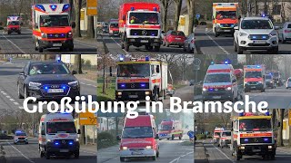 Großübung DLRG amp Feuer und Rettungsdiensten zu Katastrophenschutz übung in Bramsche [upl. by Spark80]