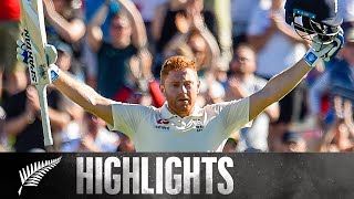 Hagley Hundred For Bairstow  HIGHLIGHTS  2nd Test Day 2 BLACKCAPS v England Hagley Oval 2018 [upl. by Horbal903]