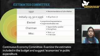 Polity  Parliament  Estimates Committee  Part 3 [upl. by Liuqa]