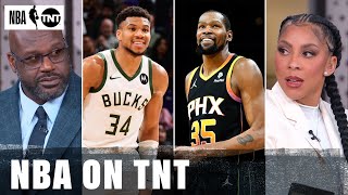 The Tuesday Crew Reacts to Bucks vs Suns Battle In The Valley  NBA on TNT [upl. by Arreyt]