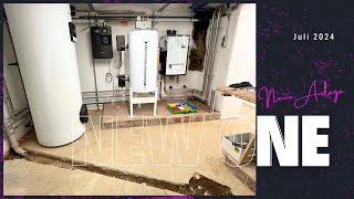 Wärmepumpenanlage Teil1 heizung vaillant plumber handwerk installation renovation plumbing [upl. by Maxama498]