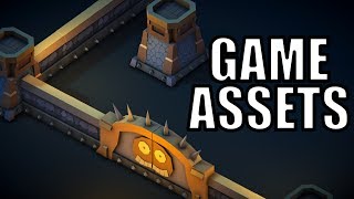 Simple Isometric Game Assets Full Slow Version [upl. by Bernj]