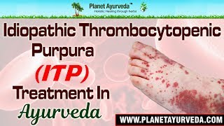 Idiopathic Thrombocytopenic Purpura  ITP Treatment in Ayurveda [upl. by Ainoet]