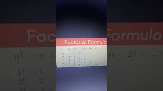 Factorials ❗️calculus calculusforbeginners learning [upl. by Acissej]