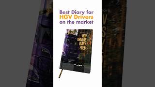 hgv drivers diary 2025 presentation hgvdrivers hgv lorrytruck [upl. by Reimer]