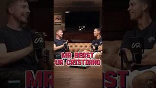 Reaccion de Cristiano Ronaldo x Mr Beast MrBeast CristianoRonaldo Cr7 UrCristiano podcast [upl. by Romanas]