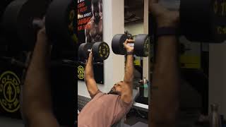 Inclined Dumbell presschest workout teacherwholifts teacher [upl. by Kusin]