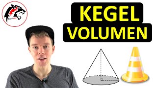 VOLUMEN eines Kegels berechnen  Mathe Tutorial [upl. by Adnilav68]