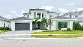 Modern Luxury Community New Construction Home Tour l Palm Beach Gardens South Florida  Avenir Kenco [upl. by Esinyt727]