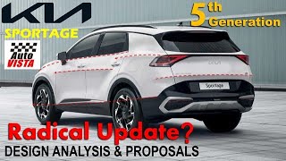 Radical Update The 2022 Kia SPORTAGE 5th generation [upl. by Ainimre]