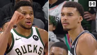 Bucks vs Spurs WILD Ending  Final 130  Giannis vs Wemby [upl. by Revilo]