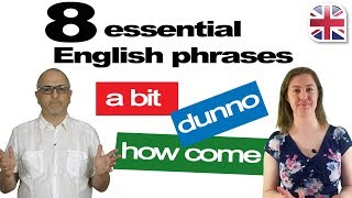 8 Essential English Phrases for Conversation  Improve Conversation Skills [upl. by Cony]