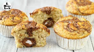 Nutella Banana Muffins [upl. by Kcyred245]