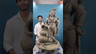 Makhan Chor Krishna🥰❤️  How to make Clay Krishna Idols makhanchor Krishna gopal makingKrishna [upl. by Berrie]