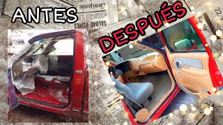 PINTAR Plastico INTERIOR de AUTO ECONÃ“MICOðŸ’² Tutorial  SILENTT [upl. by Eitra]