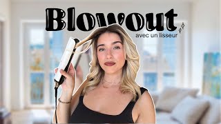 BRUSHING BLOWOUT  avec un lisseur pour débutant [upl. by Niliac590]