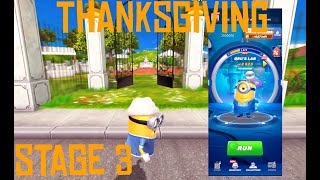 Back to Minion Park amp Surprise at the End  Thanksgiving SM  Minion Rush  Stage 3 Full [upl. by Lednahc]