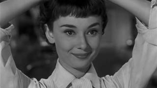 Audrey Hepburn cutest haircut moment in Roman Holiday [upl. by Aikcir]