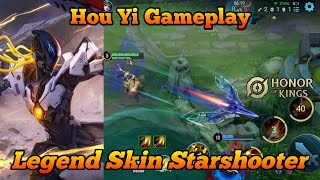 HOU YI LEGEND SKIN STARSHOOTER GAMEPLAY  Honor of Kings [upl. by Ayotyal283]