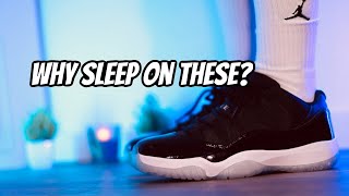 Air Jordan 11 Low Space Jam On Foot Review [upl. by Elliot]