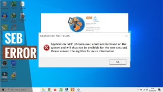 Mengatasi Error Safe Exam Browser SEB Chrome exe Could Not be Found on The System [upl. by Aihset]