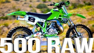 Kawasaki KX500 2 Stroke RAW featuring Destry Abbott  Dirt Bike Magazine [upl. by Warfold]