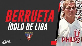 CARLOS ERNESTO BERRUETA ÍDOLO DE LIGA DE QUITO SU HISTORIA DESDE MONTEVIDEO URUGUAY [upl. by Aratahs]