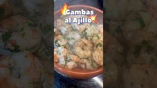 Gambas al ajillo gambas ajo entrante 🌶️🧄🦐 [upl. by Nyved]