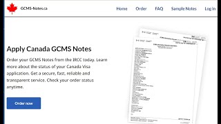 CANADIAN VISA TALK GCMS NOTES [upl. by Windzer]