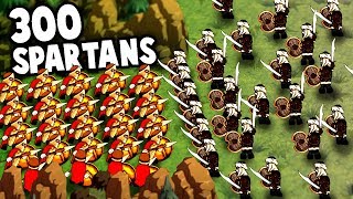 300 SPARTANS NEW Battle Simulator Game Thermopylae 300 Spartans in Hyper Knights Battles [upl. by Anaeco801]