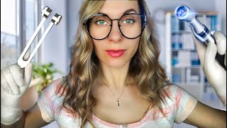 ASMR whispered Ear Cleaning Otoscope Exam for Sleep Personal Attention Roleplay with RAIN [upl. by Llerred]