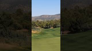 Having some fun with a wedge😎 ⛳️🏌️‍♂️golf backspin vokey titleist clubone8 [upl. by Berghoff]